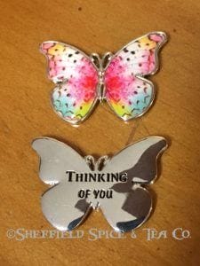 Ganz Butterfly Charm Thinking of you