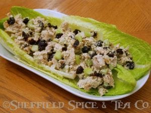 cherry walnut pesto chicken salad