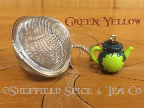 Teapot Green Yellow Tea Infuser