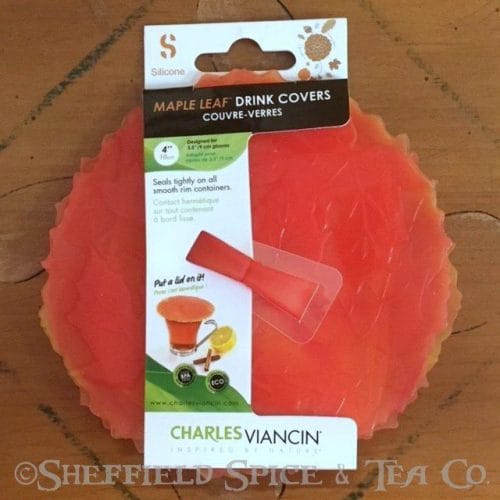charles viancin silicone drink covers maple leaf