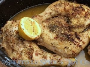 roasted lemon herbs de provence chicken