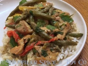 thai green curry chicken