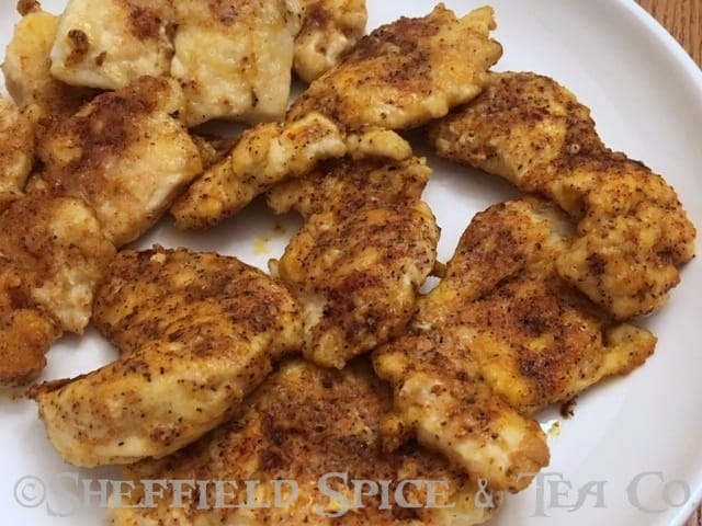 pan cooked savory chicken breasts