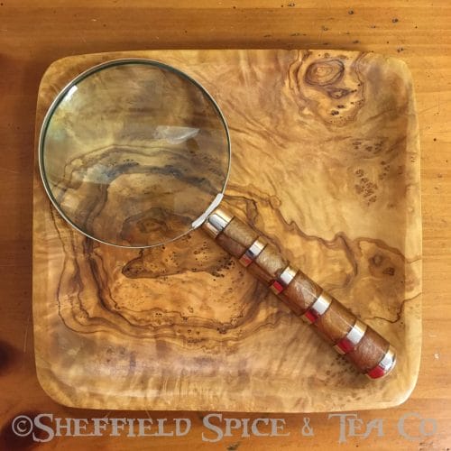 magnifying glass metal bands