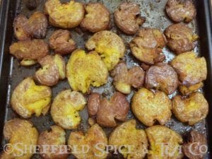 seasoned smashed potatoes