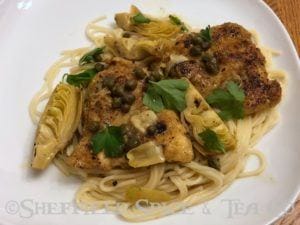 chicken with artichokes and capers