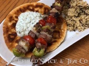 greek beef souvlaki