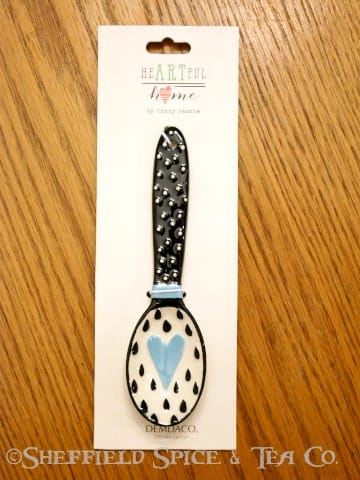 heartful home heart spoons blue dots