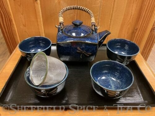 japanese dragonfly tea set
