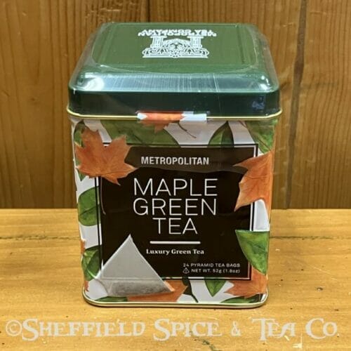 maple green tea - 24 bag tin