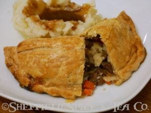 cornish beef pasty plate