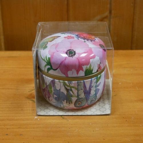 3 inch tea containers butterfly