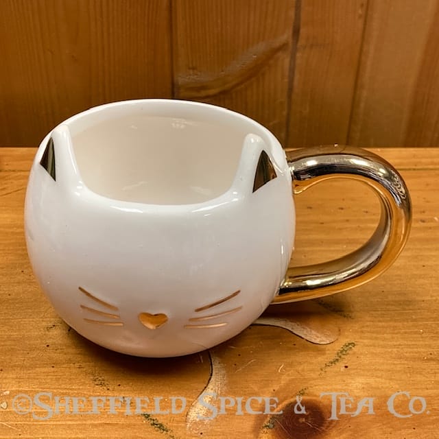 Lucky Cat Cup with Lid - Sheffield Spice & Tea Co