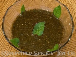 dried basil pesto