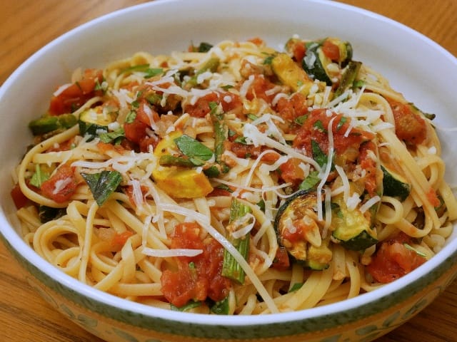roasted vegetable pasta