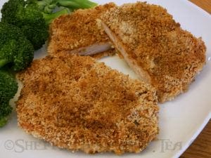 seasoned panko crusted pork chops