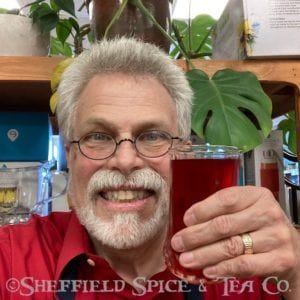 Paradise Peach Iced Tea - Ricks Tea Face