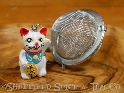 character mesh tea infusers lucky cat
