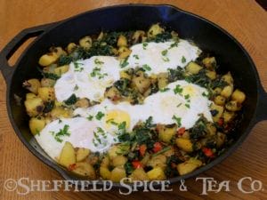 breakfast potato and egg hash