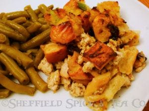 turkey stuffing bake plate