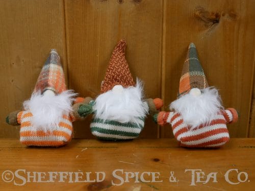 autumn gnome ornaments set