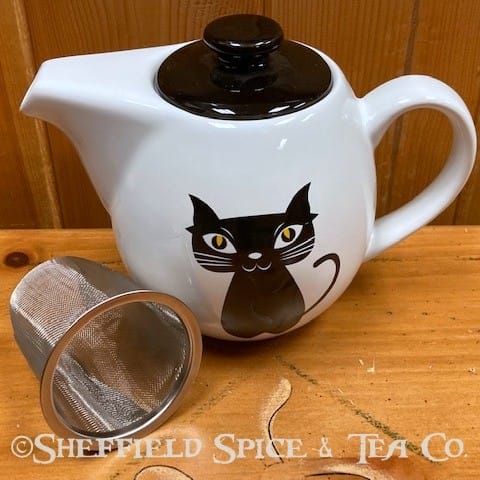 chat noir teapot