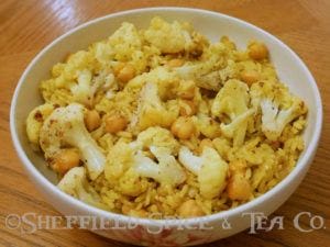 curry cauliflower and rice