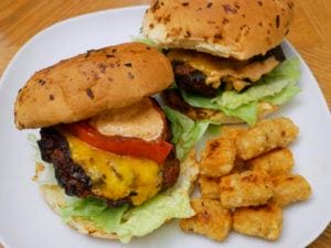 chorizo burgers