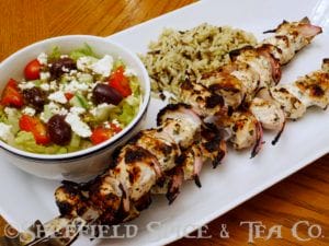 greek chicken kabobs