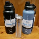 chicago steel insulated tea infuser bottles set 32