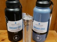 chicago steel insulated tea infuser bottles set 32