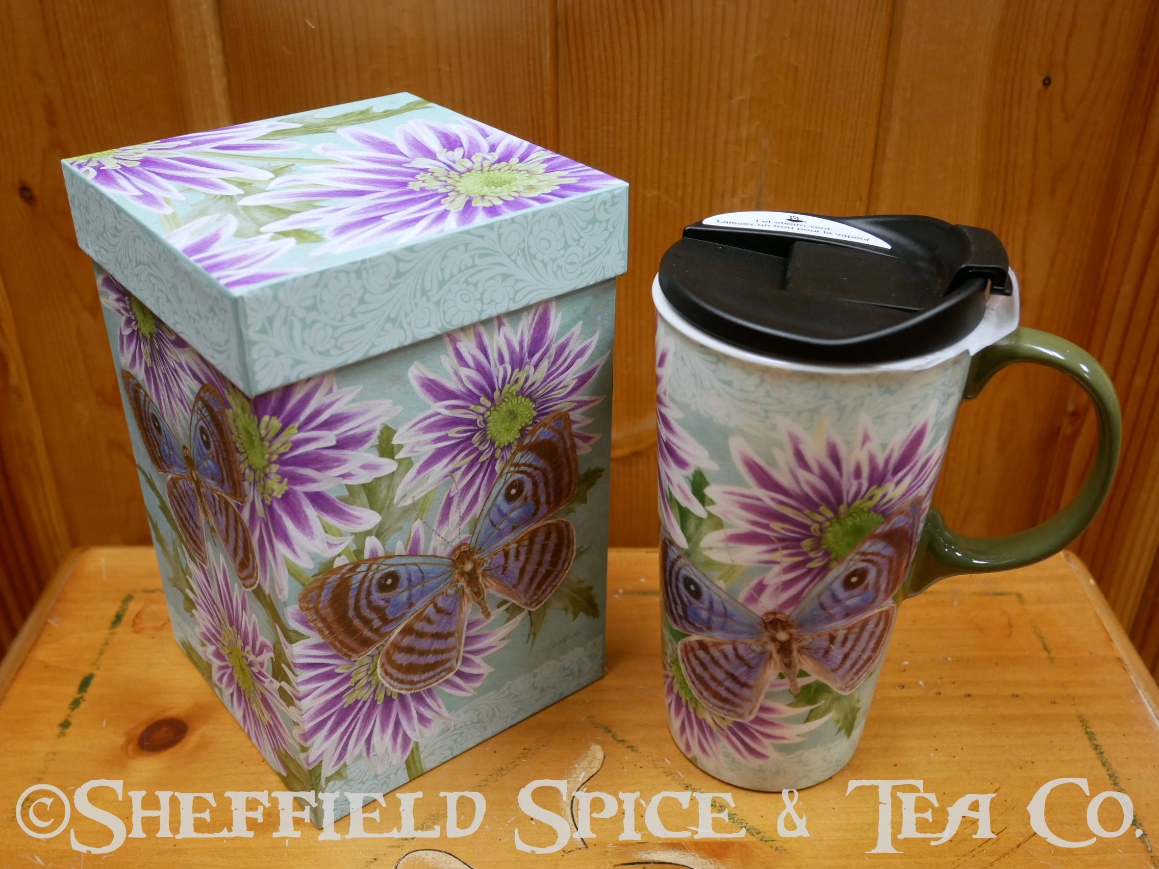 Cypress Ceramic Travel Mug - Sheffield Spice & Tea Co