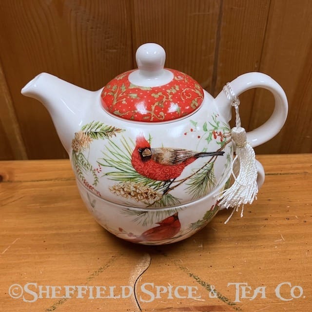 Teapot & Cover in French Country - Stoneware & Co.