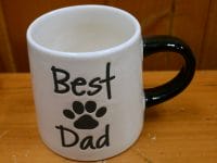 best dad dog print mug