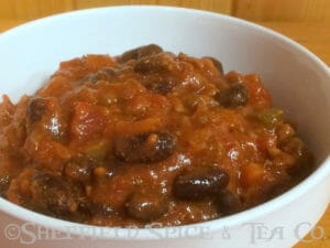 chili con carne bowl