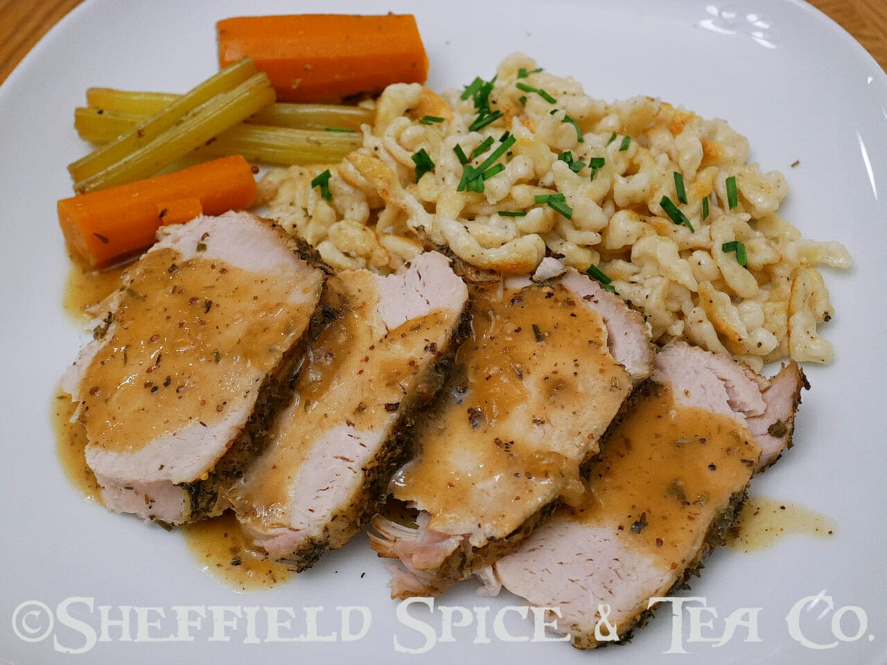 German Mustard Pork Roast Sheffield Spice & Tea Co