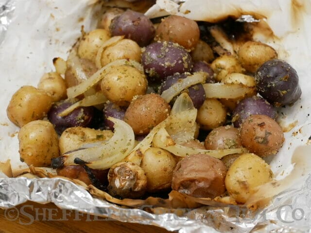 vegetable grilling packets potatoes