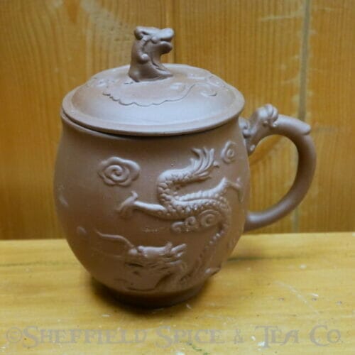 yixing clay embossed mugs auburn