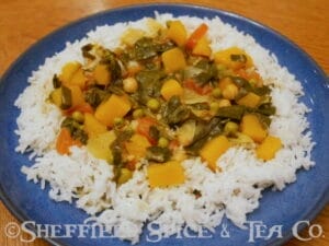 Slow Cooker Butternut Squash & Chickpea Curry