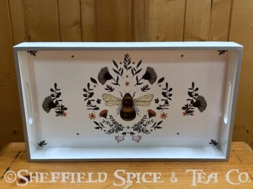 wooden lacquer tray secret bee