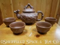 dragon natural clay tea set