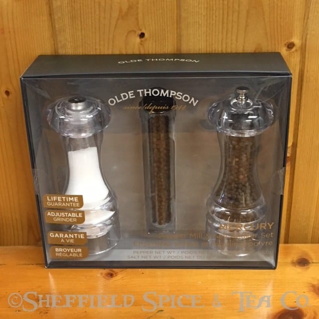 olde thompson acrylic salt and pepper shakers