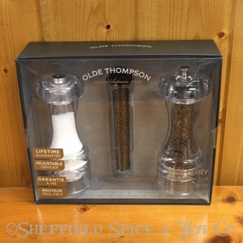 olde thompson acrylic salt & pepper set