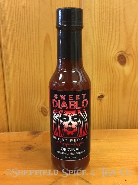 scorpion ghost pepper balsamic hot sauce